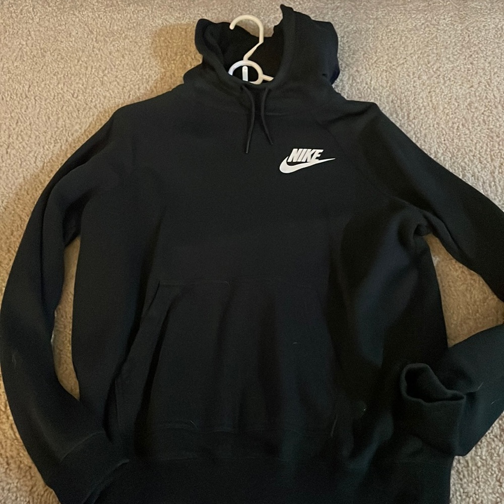 Nike hooded sweatshirt, black